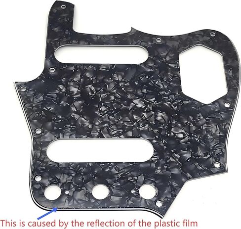 جيتار كهربائي ذو 10 فتحات على الطراز العتيق لـ Fender American Jaguar/JAG (لؤلؤة سوداء) in Kuwait