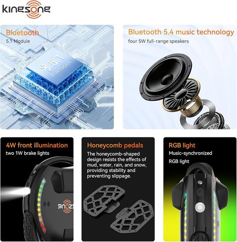 KINGSONG 18XLPRO دراجة أحادية كهربائية، أقصى مدى 78 ميلاً، 37 ميلاً في الساعة السرعة القصوى و35 درجة تسلق، عجلة واحدة ذاتية التوازن للبالغين دراجة أحادية ذكية ذاتية التوازن للركاب in Kuwait