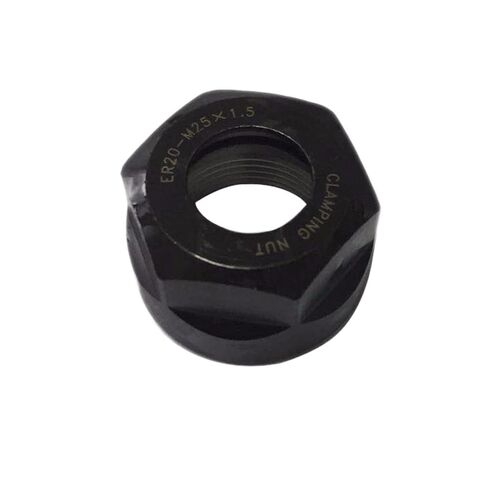 2pcs ER20 Metal Collet Nut A Type, M25*1.5 Spring Clamping Nut in Kuwait