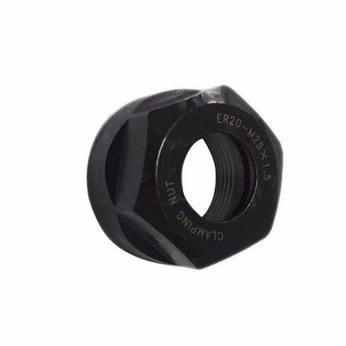 2pcs ER20 Metal Collet Nut A Type, M25*1.5 Spring Clamping Nut in Kuwait