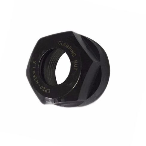 2pcs ER20 Metal Collet Nut A Type, M25*1.5 Spring Clamping Nut in Kuwait