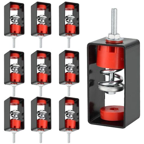 NATGAI 10 Pack Ceiling Spring Vibration Isolator Hangers for A/C Air Handler Bedroom Theater Studio, Anti Vibration, 110 Lb Capacity, 1.20" Deflection in Kuwait