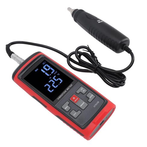 Vibration Meter with Color LCD Display – Acceleration, Velocity, Displacement, Frequency & Temperature Testing in Kuwait