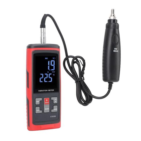 Vibration Meter with Color LCD Display – Acceleration, Velocity, Displacement, Frequency & Temperature Testing in Kuwait
