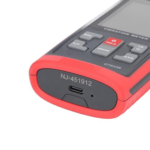 Vibration Meter with Color LCD Display – Acceleration, Velocity, Displacement, Frequency & Temperature Testing in Kuwait