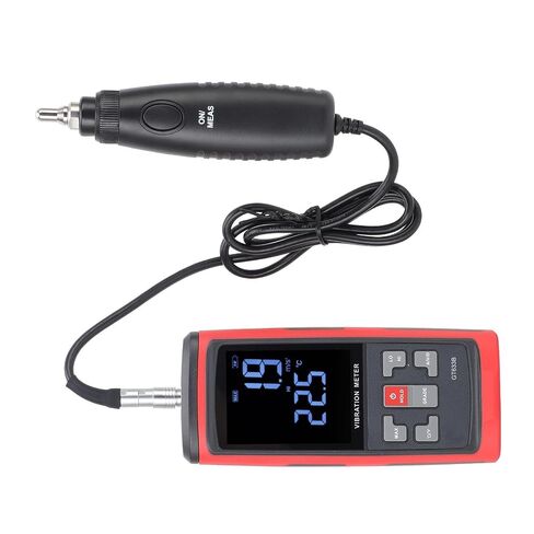 Vibration Meter with Color LCD Display – Acceleration, Velocity, Displacement, Frequency & Temperature Testing in Kuwait