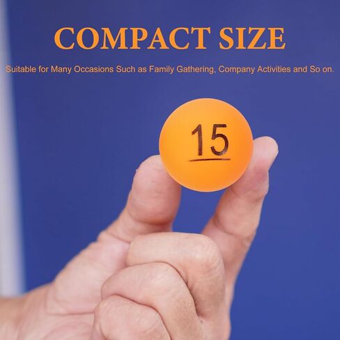 Unomor 30pcs Numbered Raffle Balls Plastic Lottery Game Balls for Party Games Home Entertainment Raffle Drawings Fun Activity Supplies in Kuwait