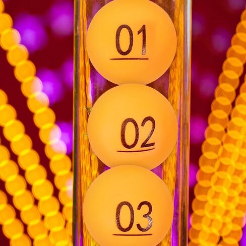 Unomor 30pcs Numbered Raffle Balls Plastic Lottery Game Balls for Party Games Home Entertainment Raffle Drawings Fun Activity Supplies in Kuwait