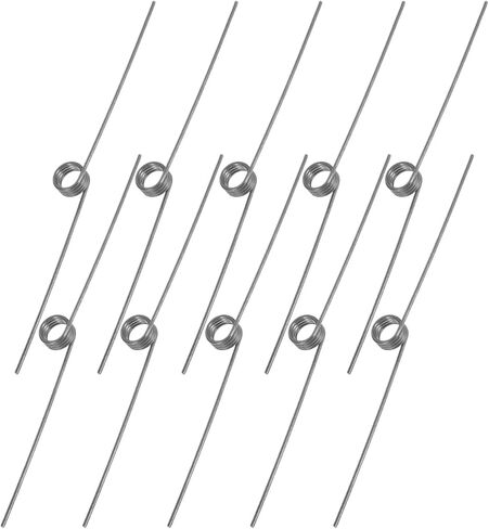 Luxshiny 10 Pcs Stainless Steel Trash can Torsional Spring Replacement Foot Pedal Trash can Spring for Lid Hinge Hand Press and Push Button Bin Opening Mechanism in Kuwait