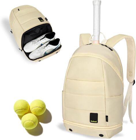 Goloni Tennis Backpack for Women, Holds 2 Rackets with Shoe Compartment in Kuwait