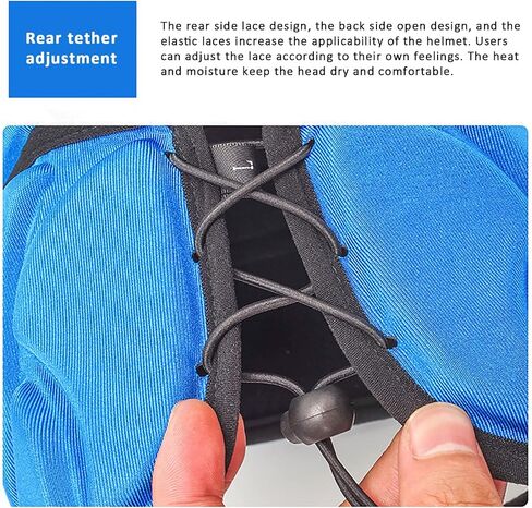 Homeo Rugby Helmet Headguard، خوذة كرة قدم ناعمة، غطاء رأس مبطن 7v7 علم Headguards Shell للشباب والأطفال البالغين، حارس مرمى كرة القدم حارس المرمى Camo Blue، 19-21 بوصة in Kuwait
