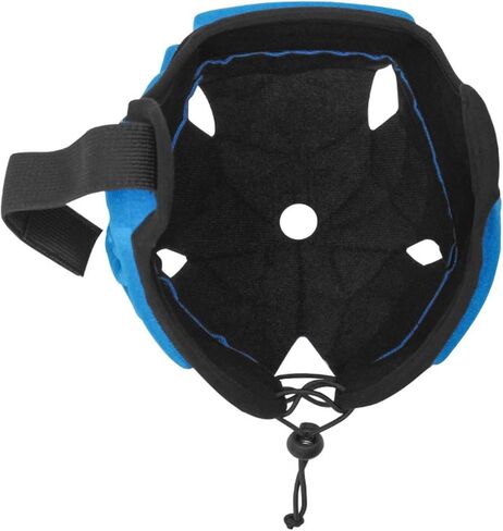 Homeo Rugby Helmet Headguard، خوذة كرة قدم ناعمة، غطاء رأس مبطن 7v7 علم Headguards Shell للشباب والأطفال البالغين، حارس مرمى كرة القدم حارس المرمى Camo Blue، 19-21 بوصة in Kuwait