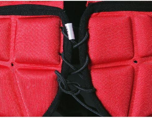 Homeo Rugby Helmet Headguard، خوذة كرة قدم ناعمة، غطاء رأس مبطن بعلم أغطية الرأس للأطفال البالغين من الشباب، حارس مرمى كرة القدم أحمر، 17-19 بوصة in Kuwait