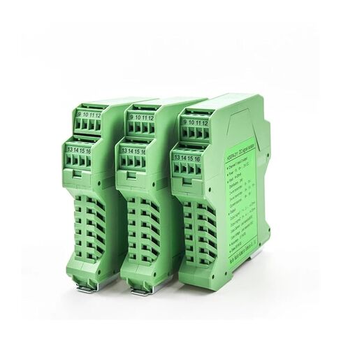 1pcs Current Signal Isolator Module Input Output 4-20mA DC 24V Power Supply Current Signal Isolation(0-10V to 4-20MA-2 in 4 Out) in Kuwait
