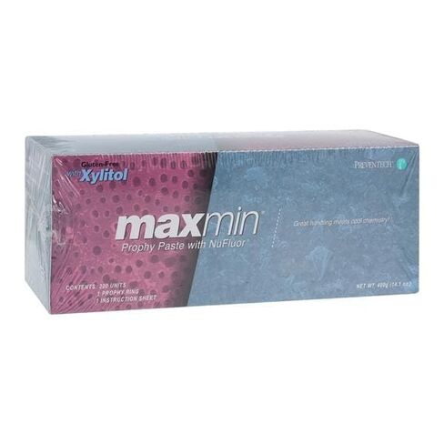 Preventive Technologies 440025 Maxmin Prophy Paste with NuFluor Medium Mint 200/Bx in Kuwait