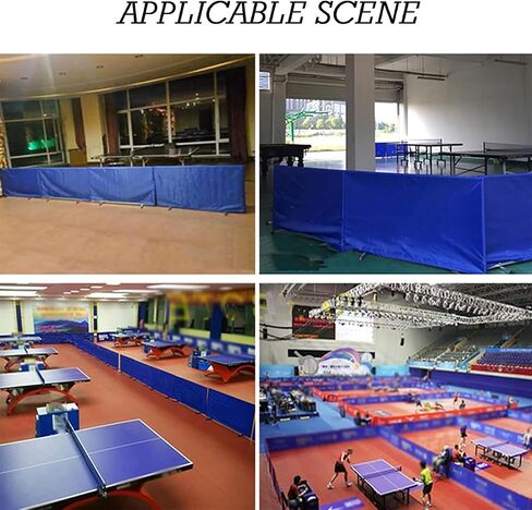 Freestanding Sports Partition Barrier for Easy Ball Pickup in Gyms & Schools, Table Tennis Partition Barrier & Modular Pickleball Court Baffle for Optimal Training & Game Efficiency in Kuwait