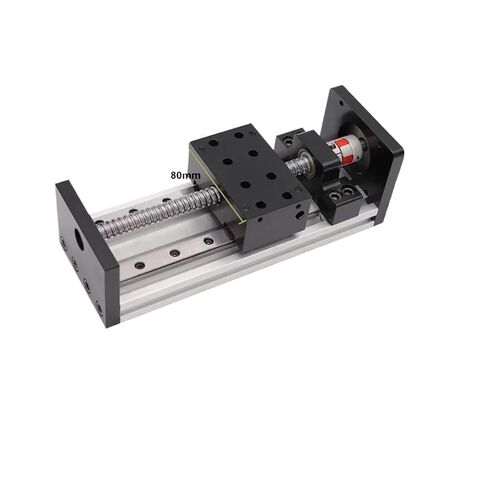 CNC Ball Screw Sliding Table Linear Rail Motor Kit 1605/1610 60KG Load Slide Guide Stage Axis Motion Module(3nm Motor Kit,200mm Stroke) in Saudi Arabia