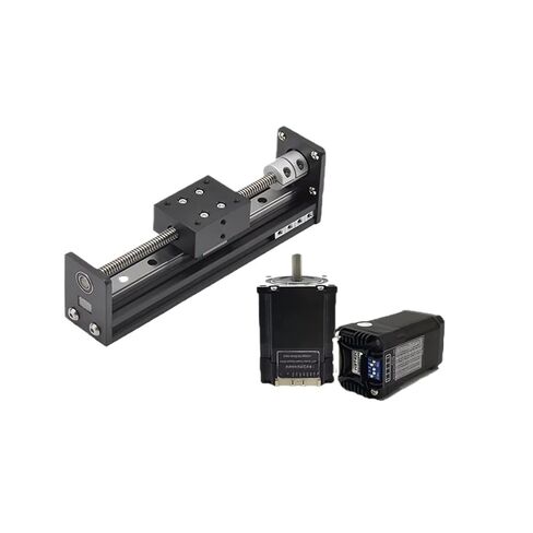 CNC Axis Router Table T-Type Linear Rail Stage 17 Motor Drive Kit Sliding High Speed Self Lock(0.42nm Slide Motor,4 pitch-200mm Stroke) in Saudi Arabia