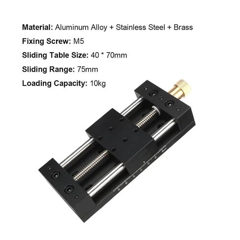 40x70mm Manual Translation Displacement Station X-Axis Precision Sliding Table Platform Fine‑Tuning Linear Stage in Saudi Arabia