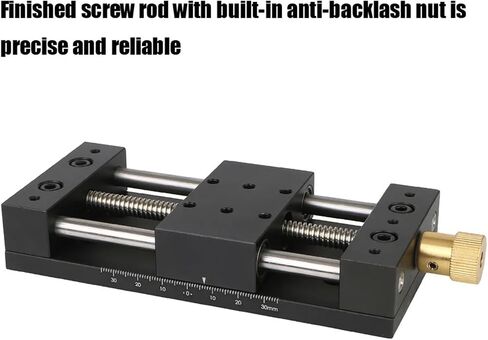 Precision Sliding Table X-Axis Platform 40x70mm Manual Translation Displacement Station Fine‑Tuning Linear Stage in Saudi Arabia