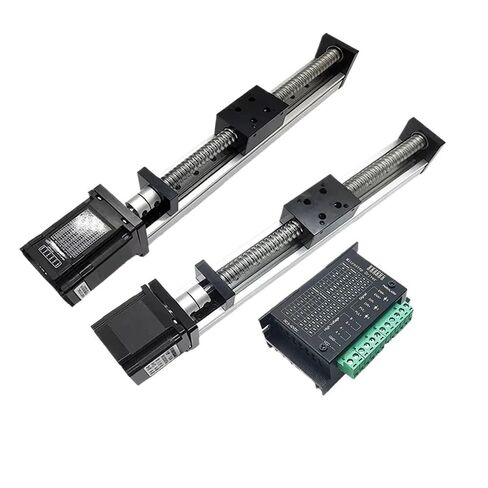 Linear Guide Stage 1605 Ballscrew Module Nema23 57mm Stepper Motor/All in Motor Sliding Table(All in one Mot-Power,100mm) in Saudi Arabia