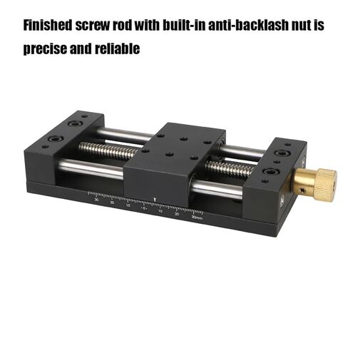 Precision Sliding Table Fine‑Tuning Linear Stage Manual Translation Displacement Station X-Axis Platform 40x70mm in Saudi Arabia