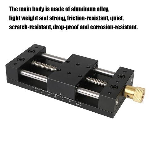 Precision Sliding Table Fine‑Tuning Linear Stage Manual Translation Displacement Station X-Axis Platform 40x70mm in Saudi Arabia