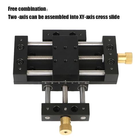 Precision Sliding Table Fine‑Tuning Linear Stage Manual Translation Displacement Station X-Axis Platform 40x70mm in Saudi Arabia