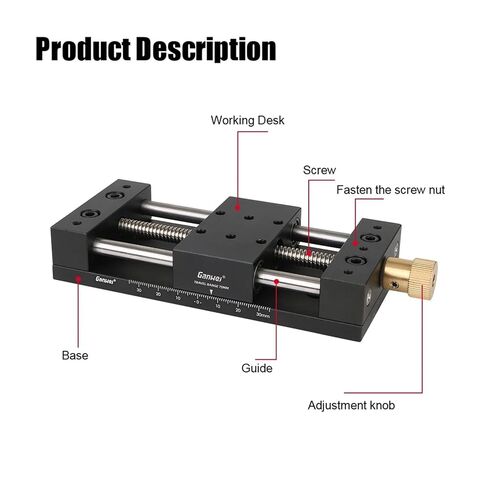 Fine‑Tuning Linear Stage Platform Sliding Table 40x70mm X-Axis Precision Manual Translation Displacement Station in Saudi Arabia