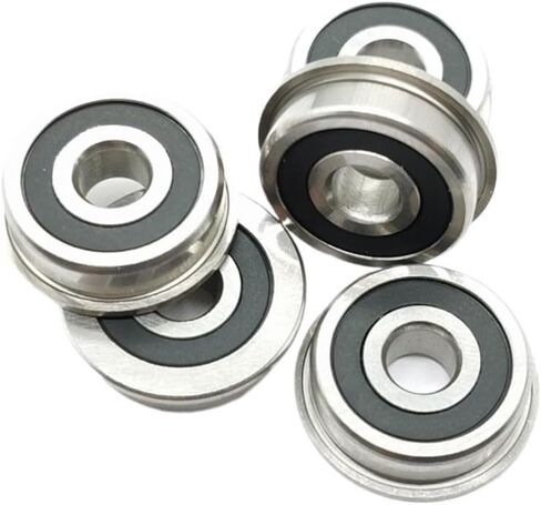 10pcs SF625RS Miniature Flanged Ball Bearings 5x16x5mm Flange in Kuwait