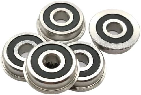 10pcs SF625RS Miniature Flanged Ball Bearings 5x16x5mm Flange in Kuwait