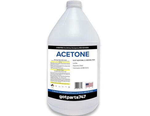 1 Gallon Acetone - Technical Grade - Made in USA in Kuwait