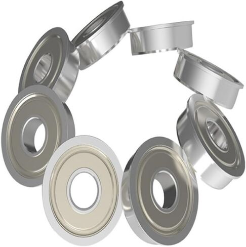 5PCS F/MF/FMR Miniature Flange Bearing Inner Diameter 2/2.5/3/4/5mm High Speed Flanged Ball(3x6x2.5mm) in Kuwait
