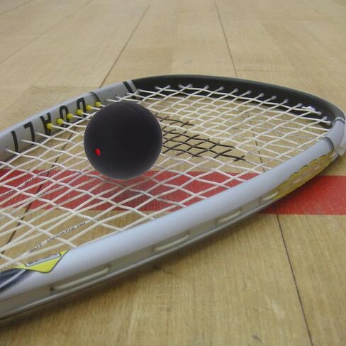 Toyvian Single Dot Racket Ball 37mm Rubber Elastic Squash Ball Lightweight for Teenagers to Passing Distance and Increase Arm Strength at Home Practice in Kuwait