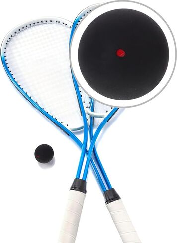 Toyvian Single Dot Racket Ball 37mm Rubber Elastic Squash Ball Lightweight for Teenagers to Passing Distance and Increase Arm Strength at Home Practice in Kuwait