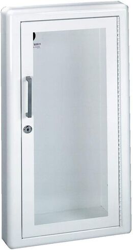 JL Industries 1017G10 Ambassador Cabinet - باب زجاجي كامل مصنوع من الفولاذ - شبه غائر - حافة مستديرة 3 بوصات in Kuwait