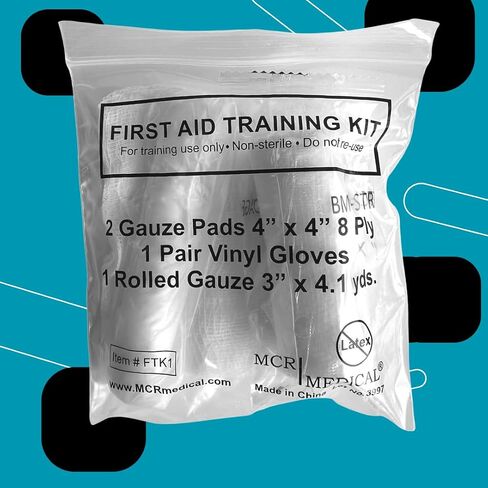 MCR Medical Box of 100 First Aid Training Kits, Basic in Saudi Arabia