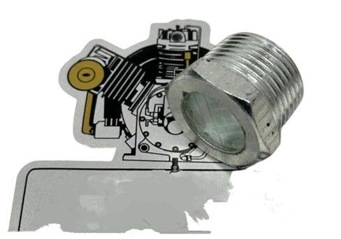 360-1114 421-1501 7246 لـ Jenny EMGLO AIR زجاج رؤية ضاغط فولاذي بالكامل 1 بوصة MPT in Kuwait