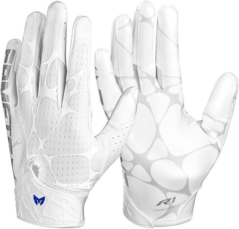 ermete R1 Football Gloves - Ultra Sticky Breathable Men's Receiver Gloves Youth Adult in Kuwait
