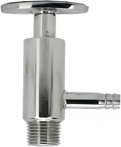 1/2" Male Thread OD 20mm Sampling Valve Silicone Sealing Stainless Steel 316 in Kuwait