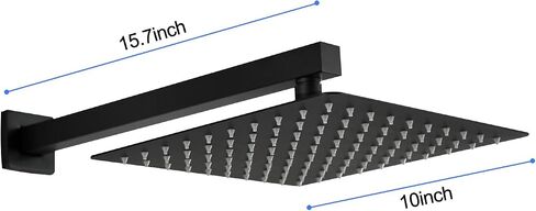 10 Inch Wall Mount Rainfall Square in Kuwait
