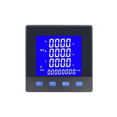 1pc 96 * 96mm Three-Phase Multi-Function Power Meters Display Digital Current and Voltmeter in Kuwait
