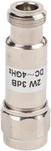 N-Type RF مخفف ثابت محوري 3dB 2W، DC-4 جيجا هرتز 50 أوم ذكر إلى موصل سالب، SWR منخفض in Kuwait