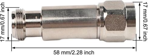 N-Type RF مخفف ثابت محوري 3dB 2W 50 أوم، DC-4 جيجا هرتز إشارة SWR منخفضة مطابقة لأنظمة الترددات اللاسلكية N ذكر إلى موصل سالب in Kuwait