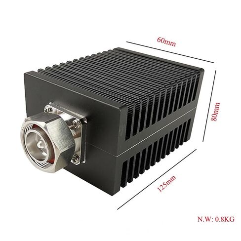 100W DIN 7/16 Male 50 Ohm RF Coaxial Dummy Load IP20 DC-3GHz Microwave Terminal Termination Plug in Kuwait