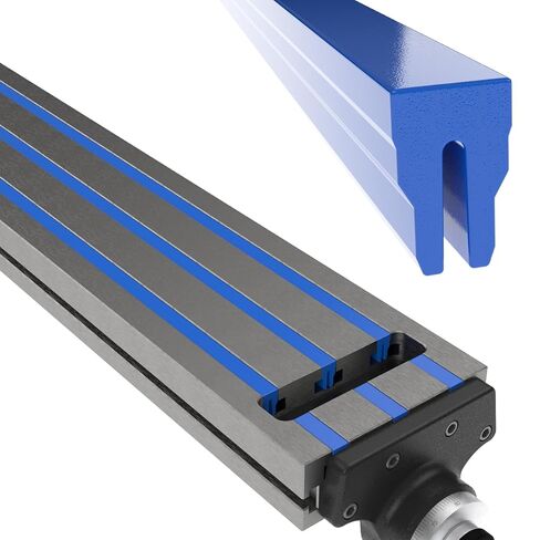 67-150 - 5/8" T-Slot Cover (Red), High‑Temp Silicone Rubber Extrusion 150", Coolant Resistant, Fits Manual and CNC Milling Machine Tables, Easy Cut‑to‑Length Installation in Kuwait