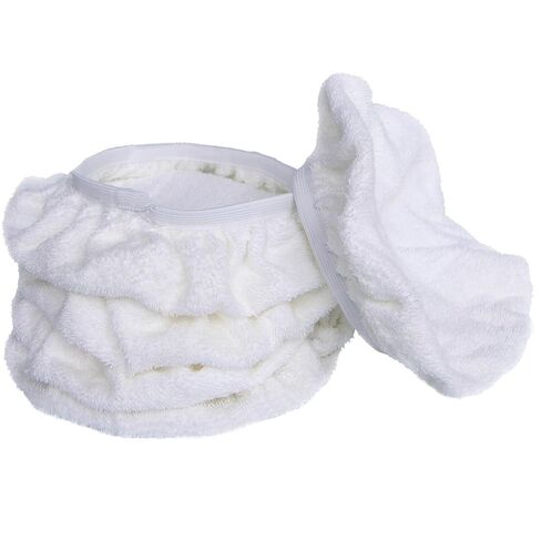 Car Polisher Pad Bonnet,5PCS Soft Cotton Polishing Buffing Pad Cotton Applicator,Buffer Waxers (7-8inch) in Kuwait