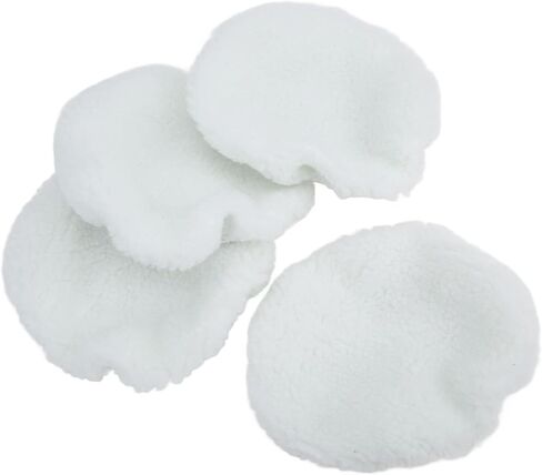 6in Car Polisher Pads 20 Pieces Microfiber Buffing Bonnet Set - Soft Durable Polishing Pads for Cars, Motorcycles, Ships, Effective Waxing and Paint Care in Kuwait