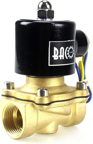 BACOENG VITON 3/4 "صمام الملف اللولبي الكهربائي النحاسي، 12V DC مغلق عادة in Kuwait