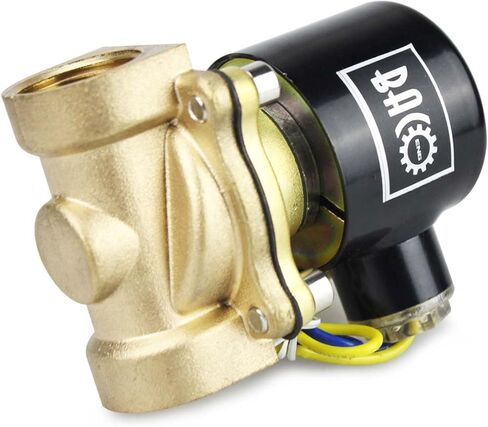BACOENG VITON 3/4 "صمام الملف اللولبي الكهربائي النحاسي، 12V DC مغلق عادة in Kuwait